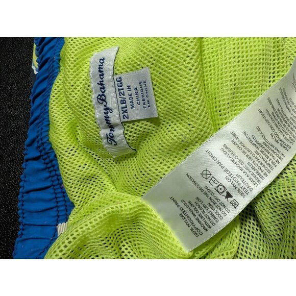 Tommy Bahama Naples Moorea Marlins Swim Suit Ocean Deep Men's 2XL - Picture 2 of 5